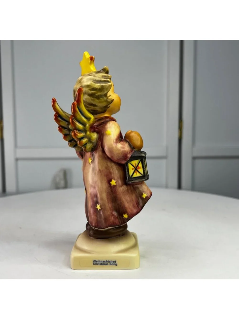 Hummel Christmas Song Figurine Angel With Lantern & Star Figurine From 1997